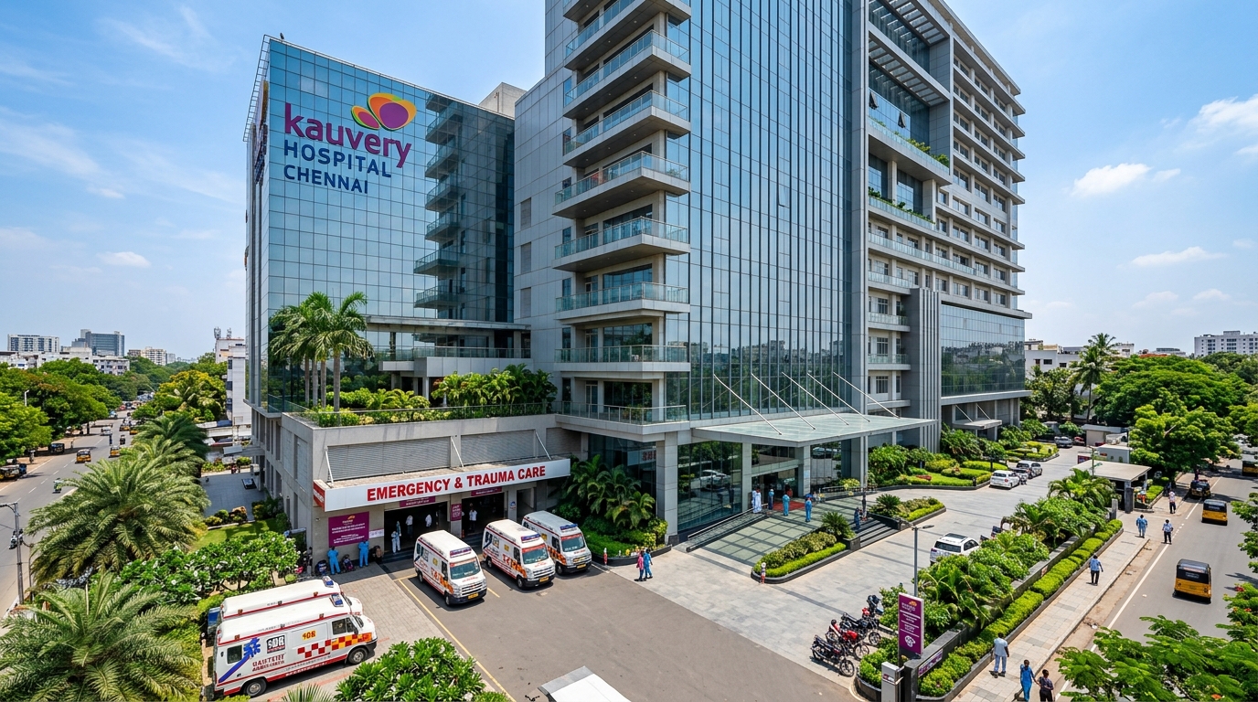 Kauvery Hospital Chennai Parental Teaching Hospital Building